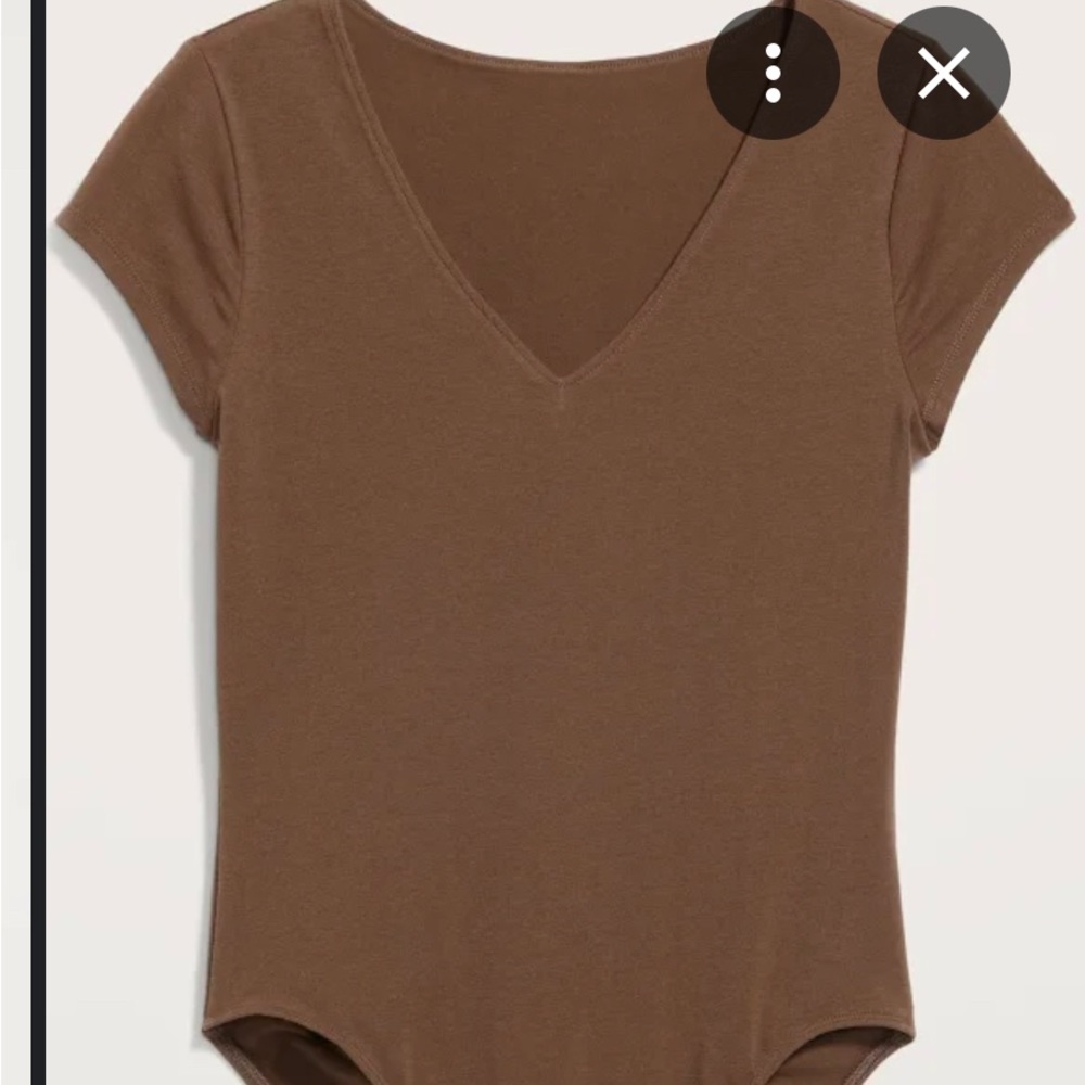 COPY - Old Navy Short sleeve Fitted V neck Bodysuit Size XXL